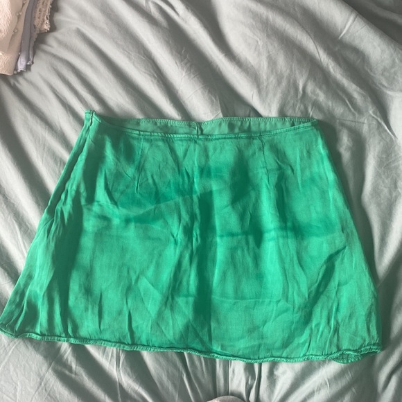 Zara Green Mini Skort - Picture 2 of 4